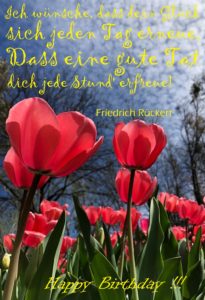 Spruch zum Geburtstag Nummer 3
