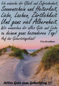 Spruch zum Geburtstag Nummer 4